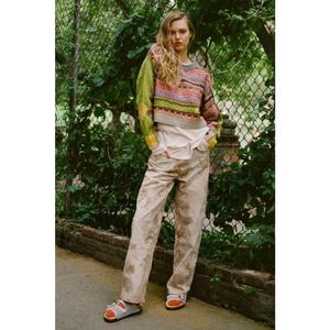 BDG UO | High-Rise Baggy Jeans Brown Tie Dye